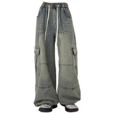 Coffee Break Wide Leg Cargo Pants