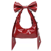 Gossip Goes Around Bow Shoulder Bag