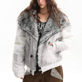Dangerous Pretty Fur Trim Jacket