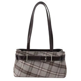 Gossip Goes Around Plaid Belted Bag