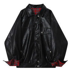 Teen Spirit Grunge Leather Jacket