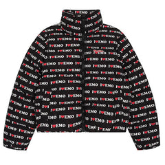 I Love Emo Puffer Jacket
