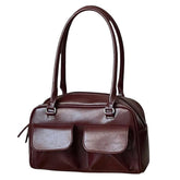 Y2K Double Pocket Shoulder Bag