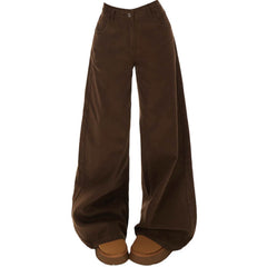 Downtown Girl Brown Baggy Pants