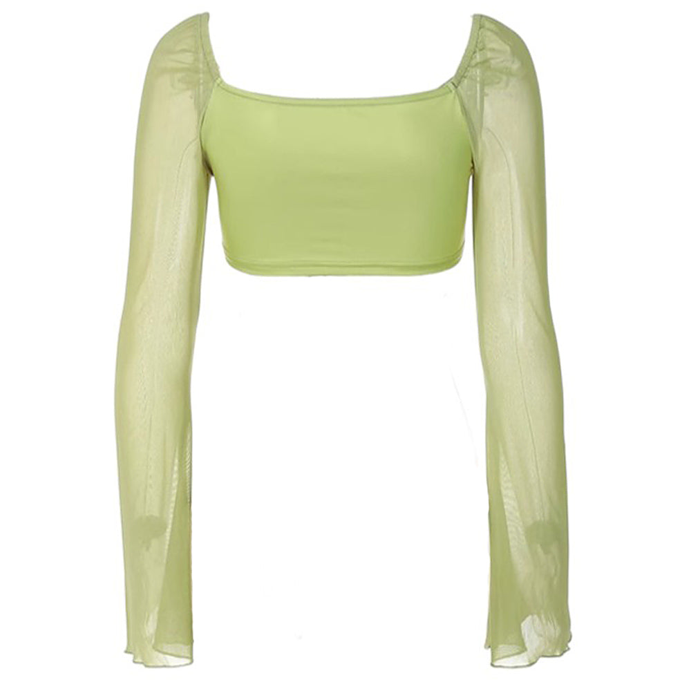 Fairy Butterfly Halter Crop Top