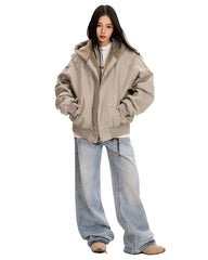 Gossip Team Fleece Bomber Jacket