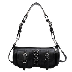 Grunge Lace Up Underarm Bag