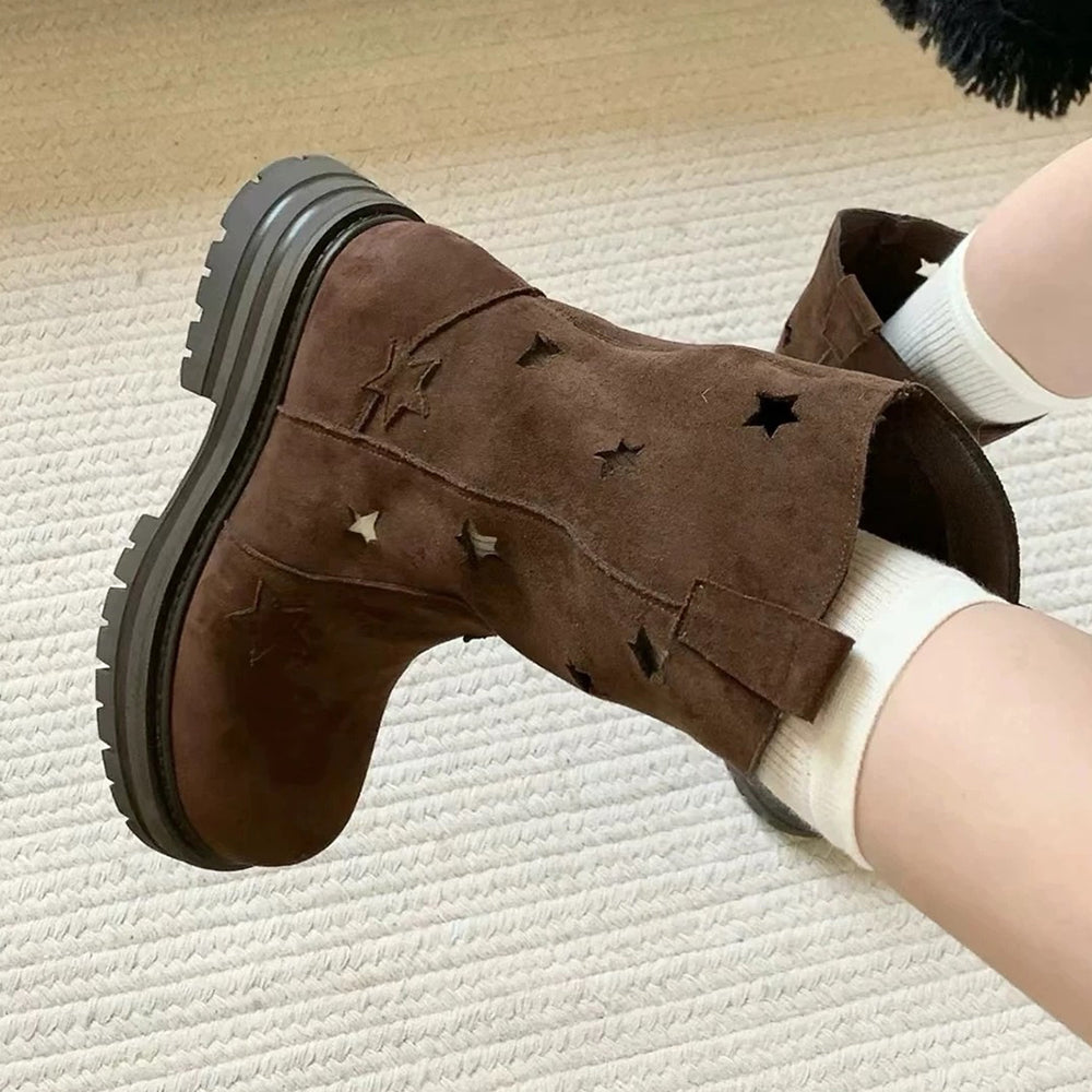 Star Cut-Out Boots